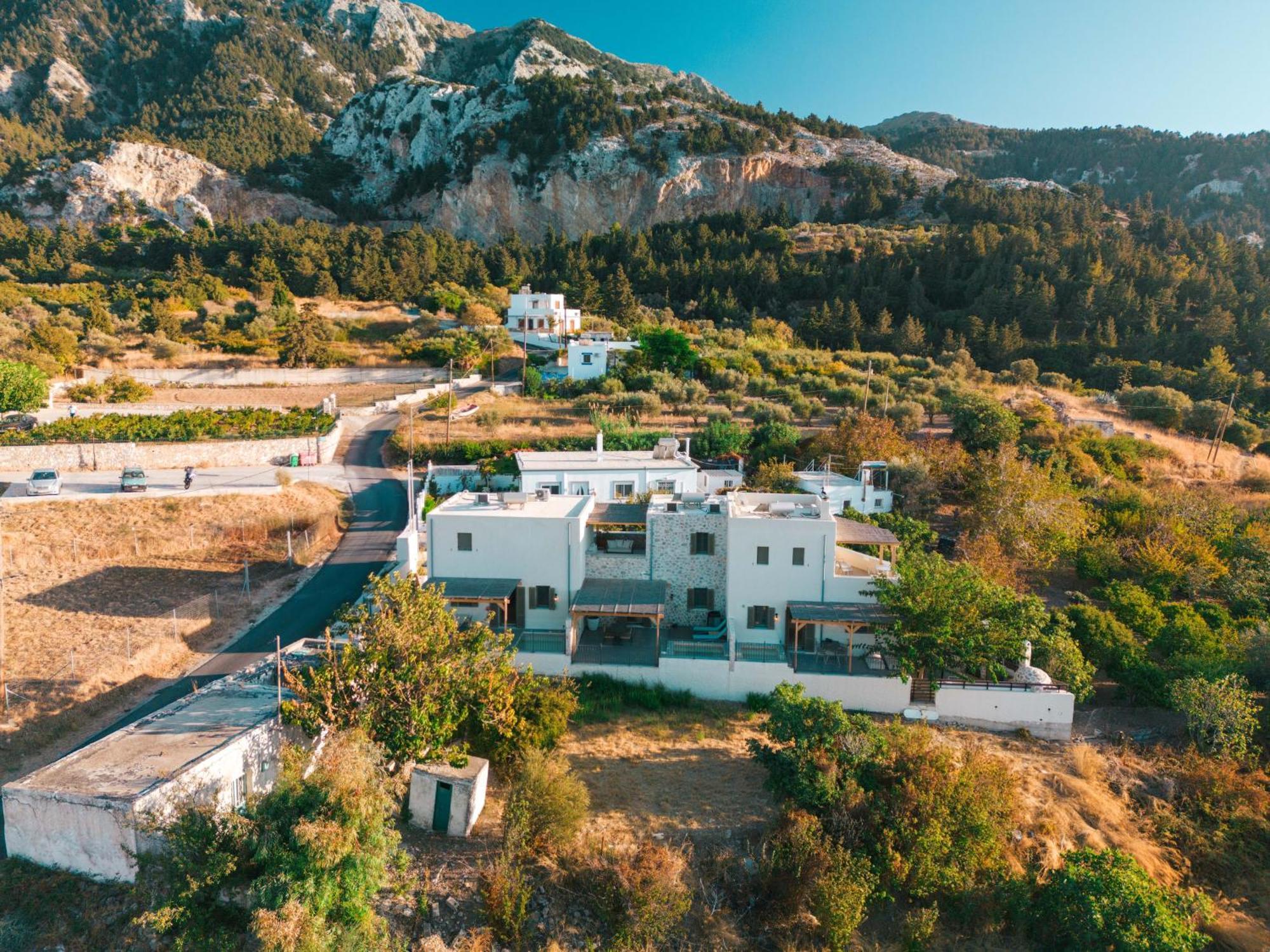 Villa Rosa - Luxury Villas With Panoramic Views Lagoudi Zia Exterior foto